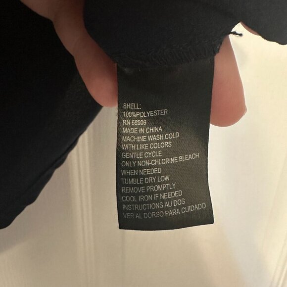 Alex Marie Women’s Navy Blouse Size L - Picture 4 of 4